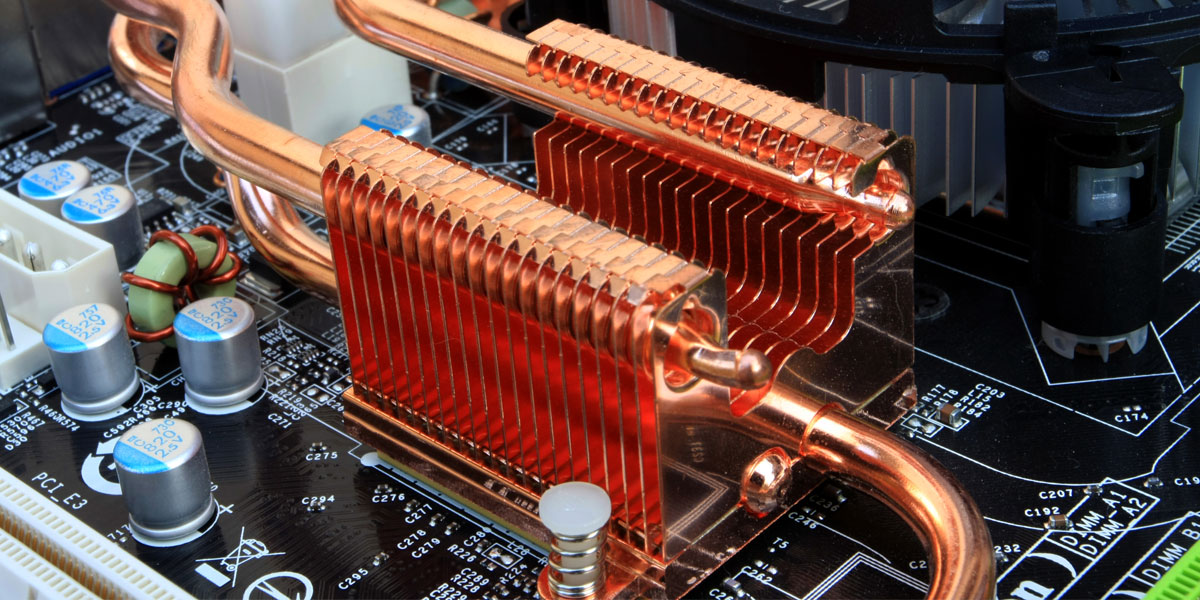Copper-heat-pipe Push-pin-Heatsink-PCI2063